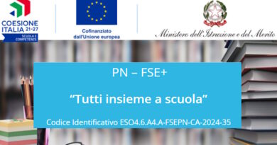 Bando di Selezione degli Alunni, per la realizzazione del progetto “Tutti insieme a scuola”