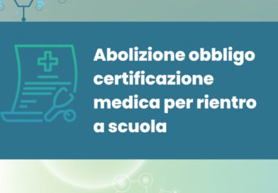 Abolito il Certificato Medico per Rientro a Scuola